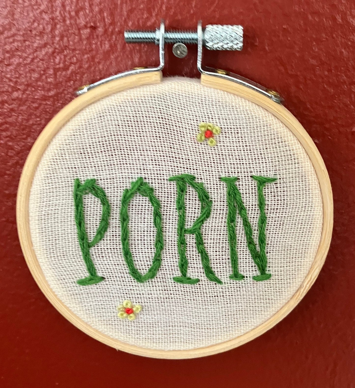 Porn Embroidery: Nikki Font