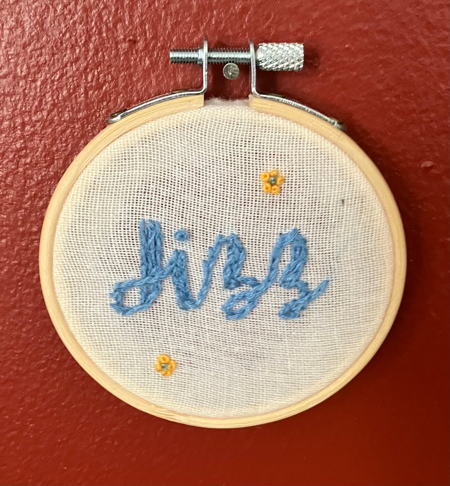 Jizz Embroidery: Carrie Font