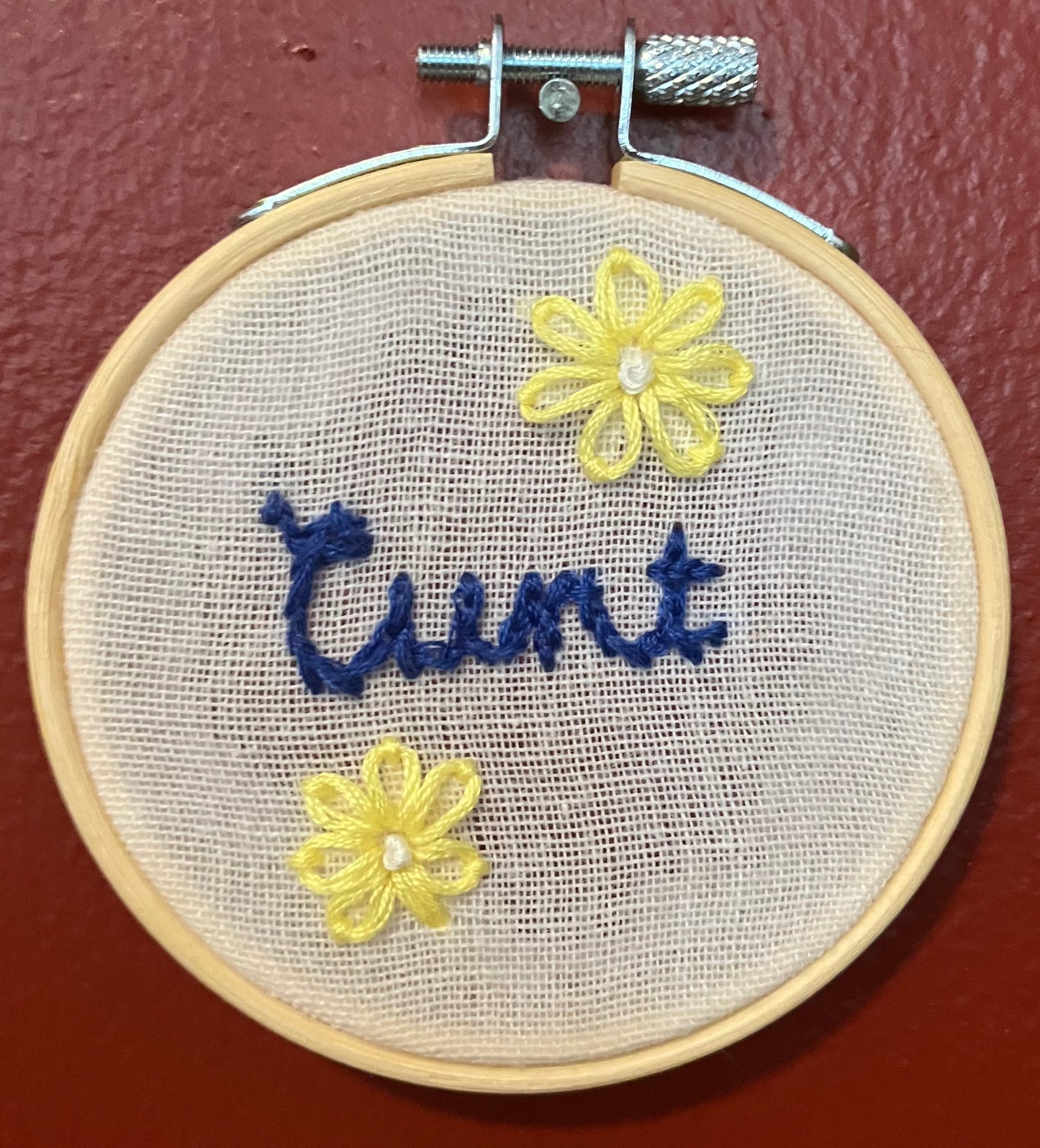 Cunt Embroidery: Paula Font