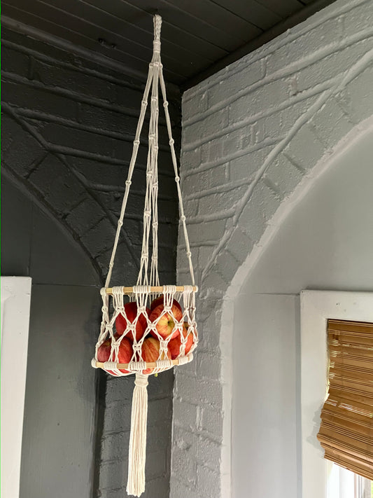 Macrame basket: Alva