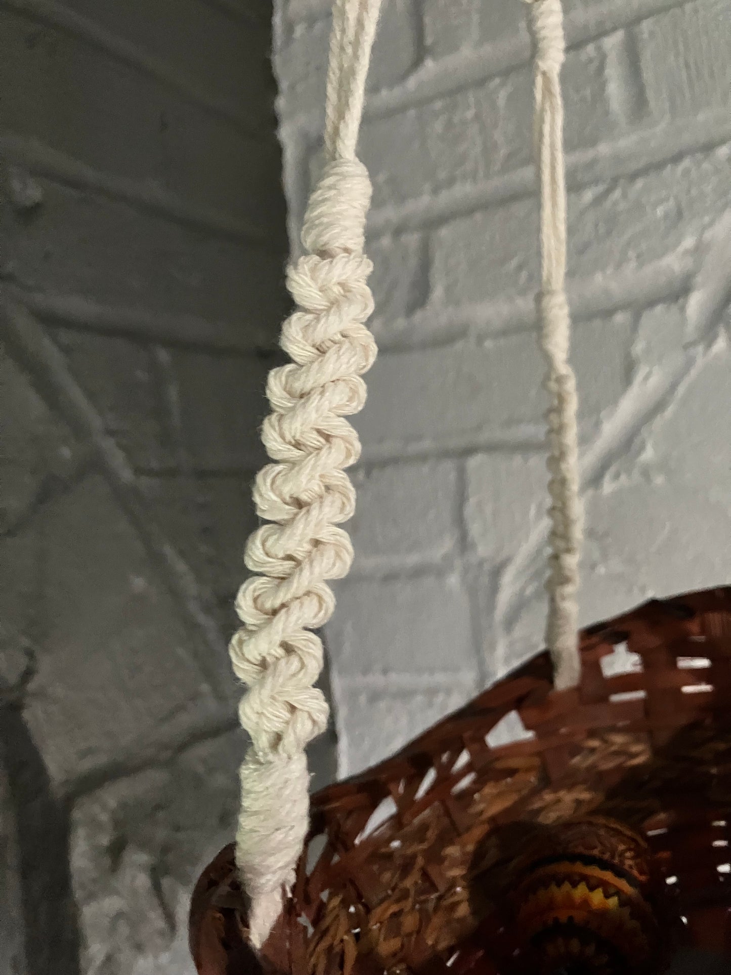 Macrame basket: Samira