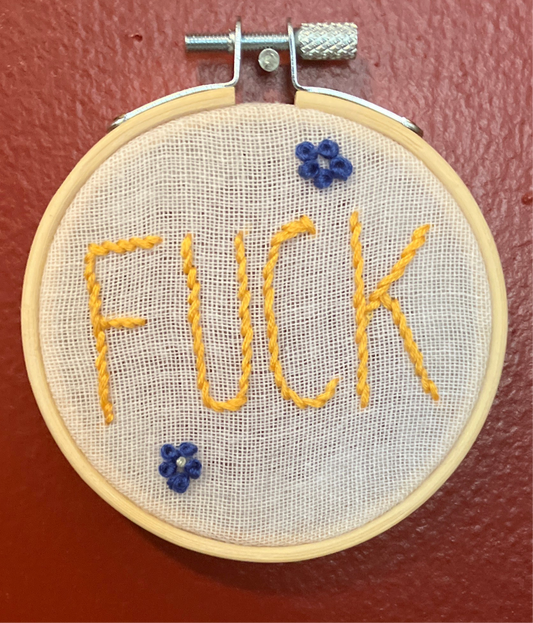 Fuck Embroidery: Andrea Font