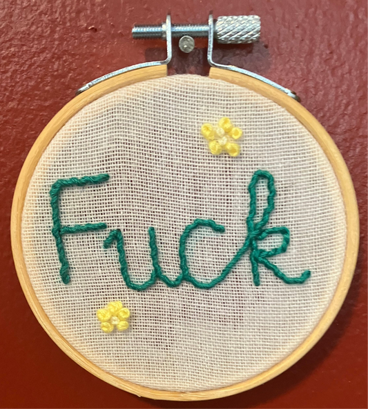 Fuck Embroidery: Paula Font