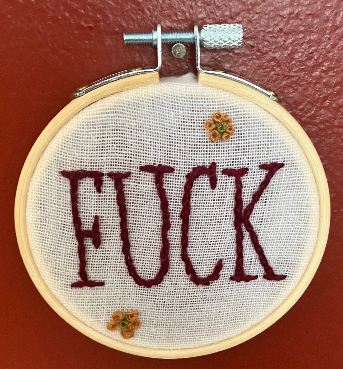 Fuck Embroidery: Nikki Font