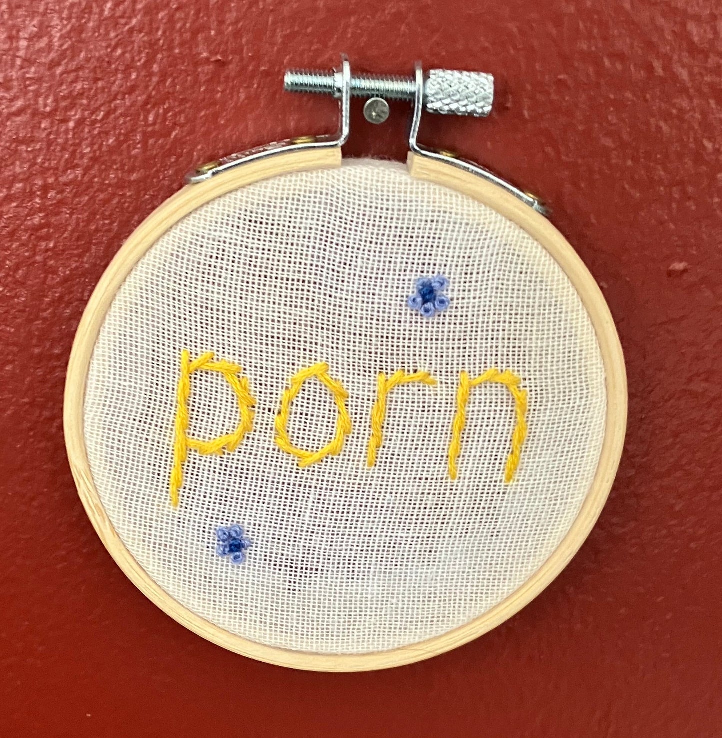 Porn Embroidery: Andrea Font