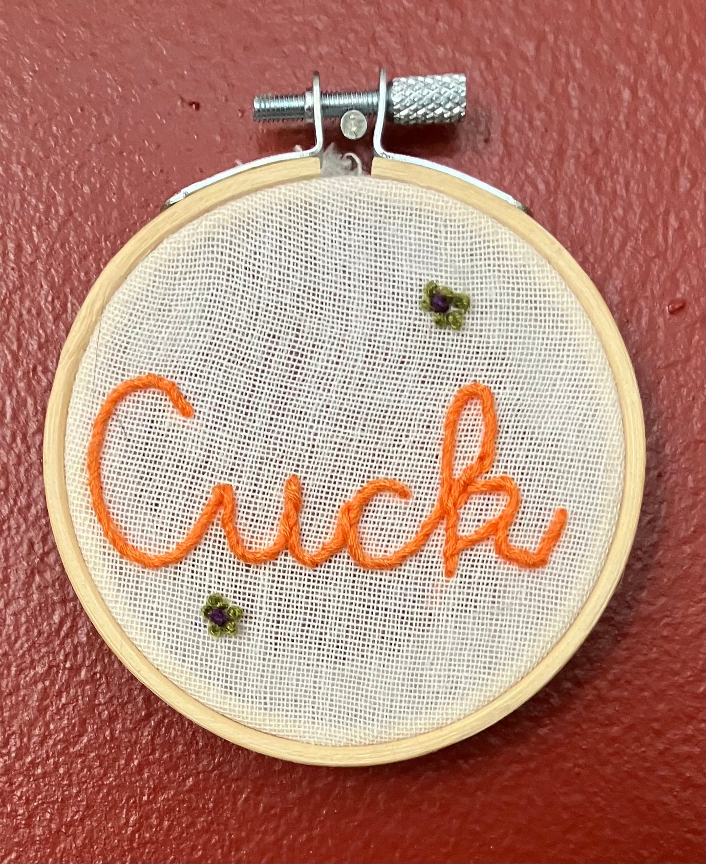 Cuck Embroidery: Paula Font