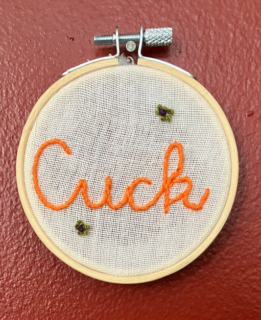 Cuck Embroidery: Paula Font