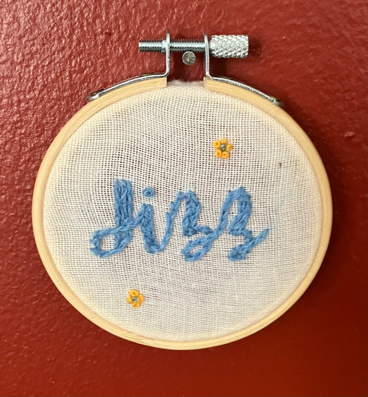 Jizz Embroidery: Carrie Font