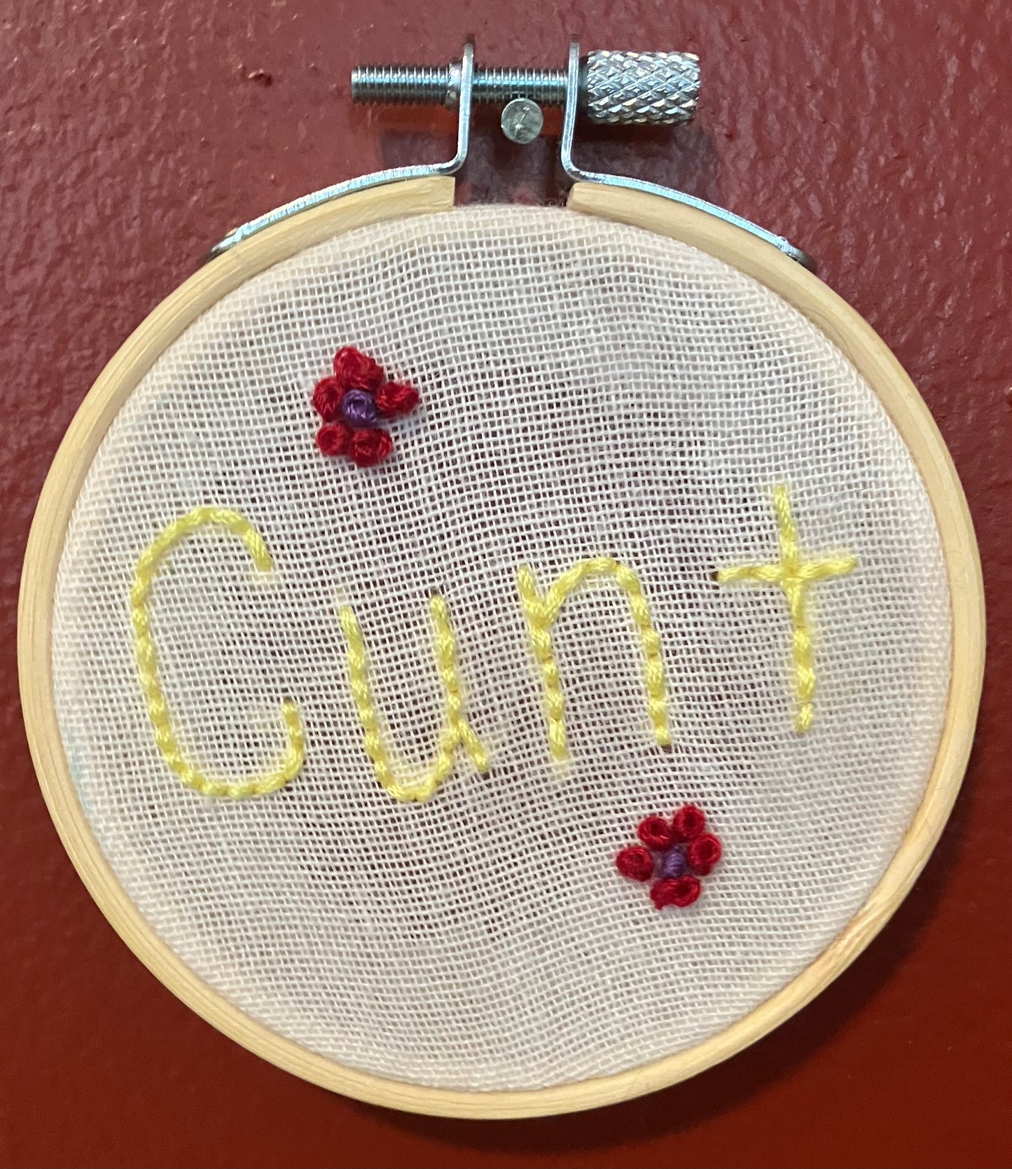 Cunt Embroidery: Andrea Font