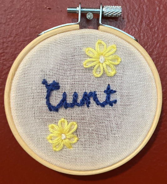 Cunt Embroidery: Paula Font